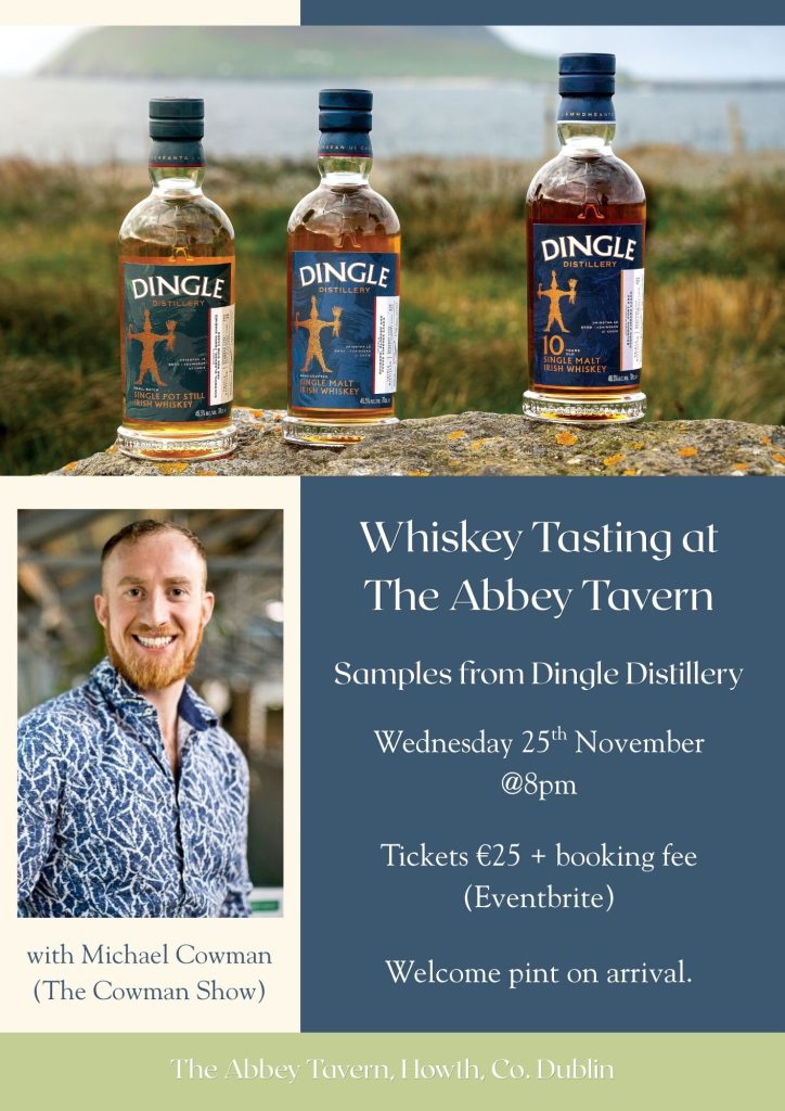 Dingle Whiskey Tasting at The Abbey Tavern